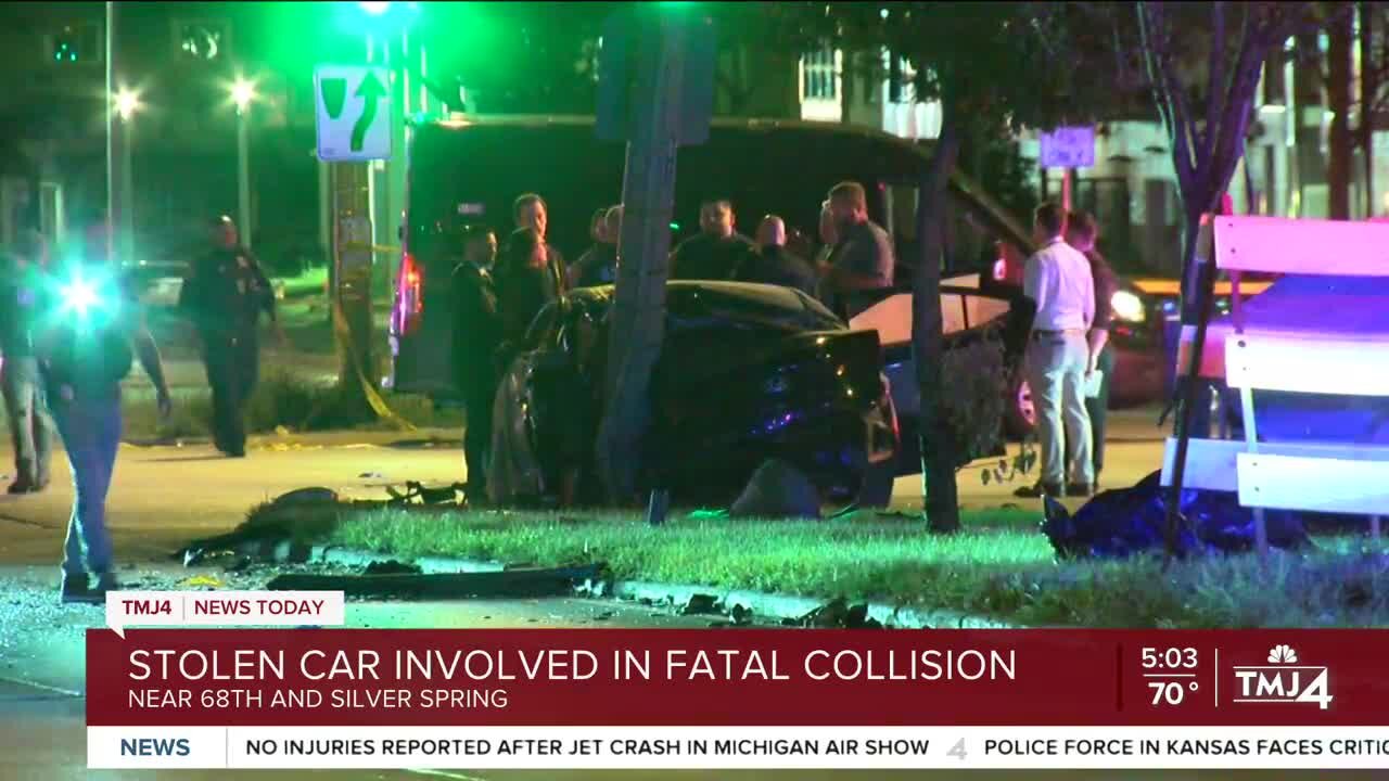 Stolen car involved in fatal crash
