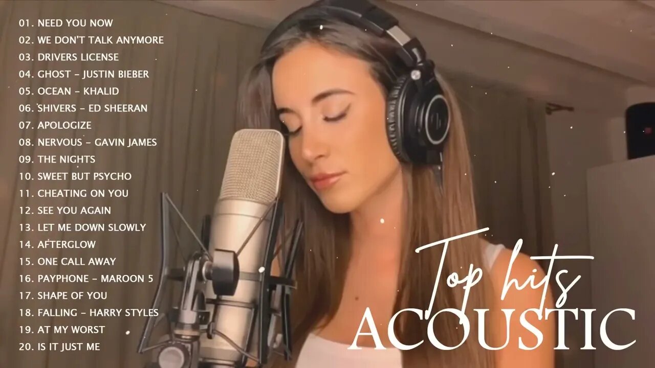 Soft Acoustic Songs Cover Popular English Love Songs Cover Top Hits Acoustic Cover 2022 Playlist