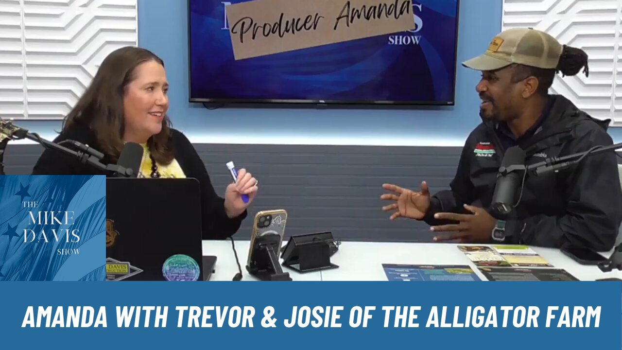 Amanda Joined by Trevor & Josie of the Alligator Farm Talking Native Species