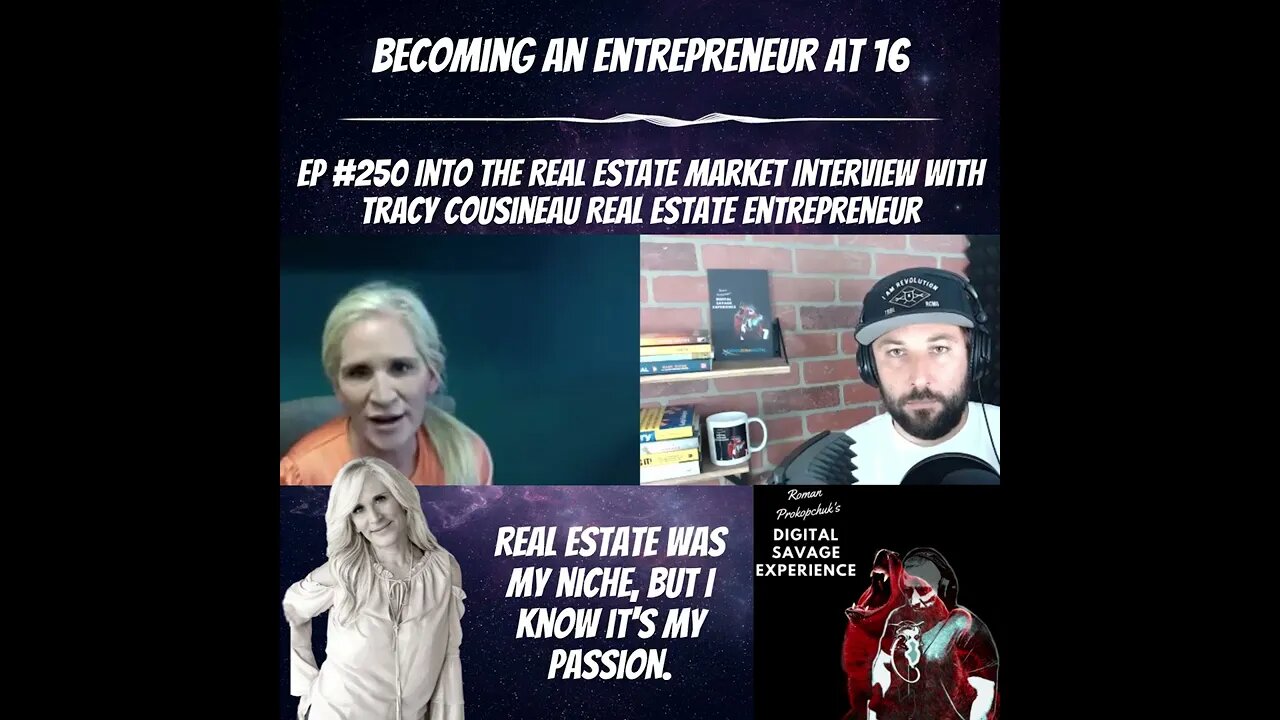 Becoming An Entrepreneur At 16 - Clip From Ep 250 Interview With Tracy Cousineau