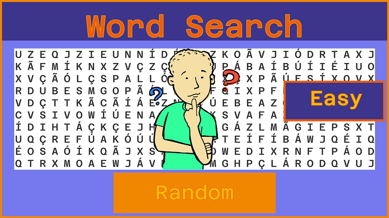 Word Search - Challenge 10/25/2022 - Easy - Random