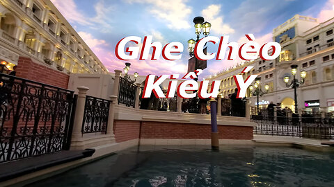 Trải Nghiệm Đi Ghe Chèo Gondola Kiểu Ý