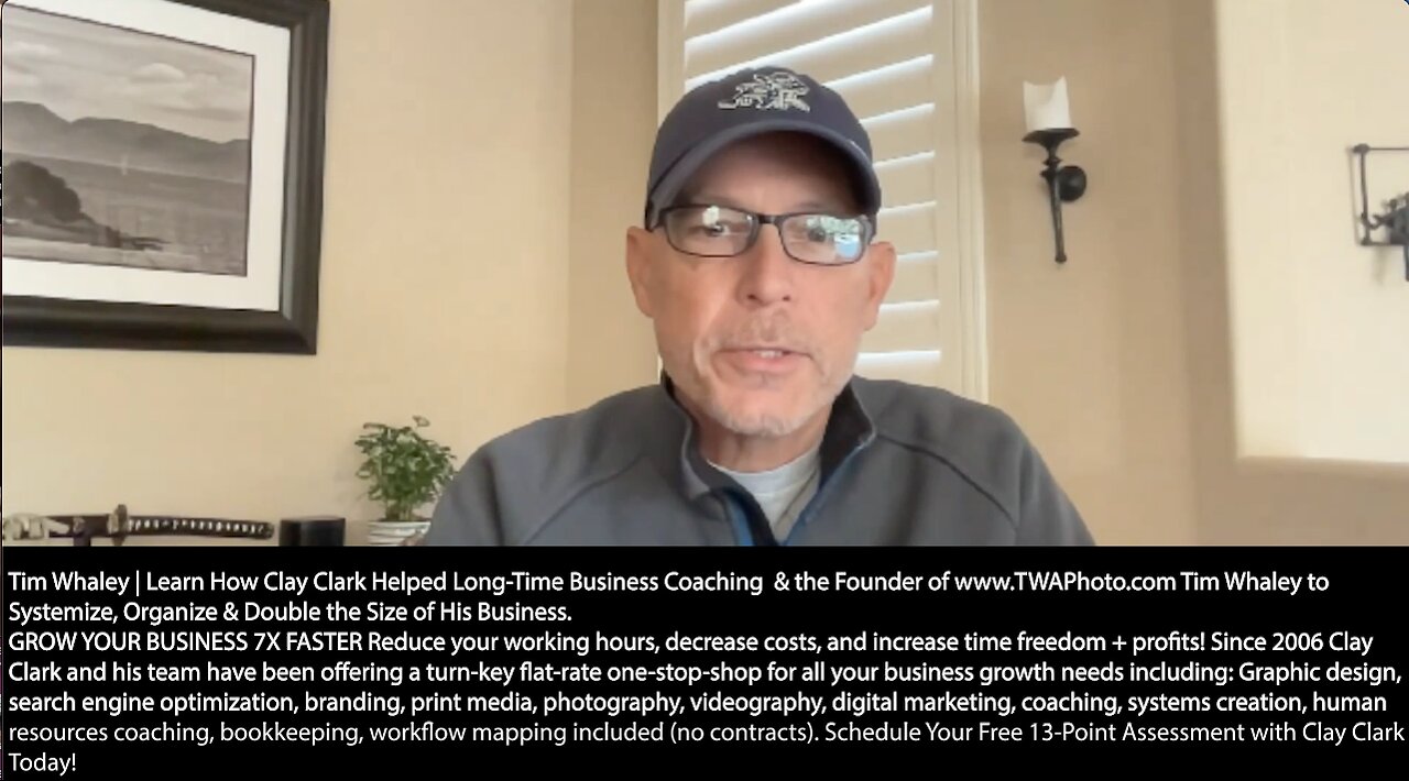 Entrepreneur | Learn How Clay Clark Helped Long-Time Business Coaching Client & the Founder of www.TWAPhoto.com Tim Whaley to Systemize, Organize & Double the Size of His Business