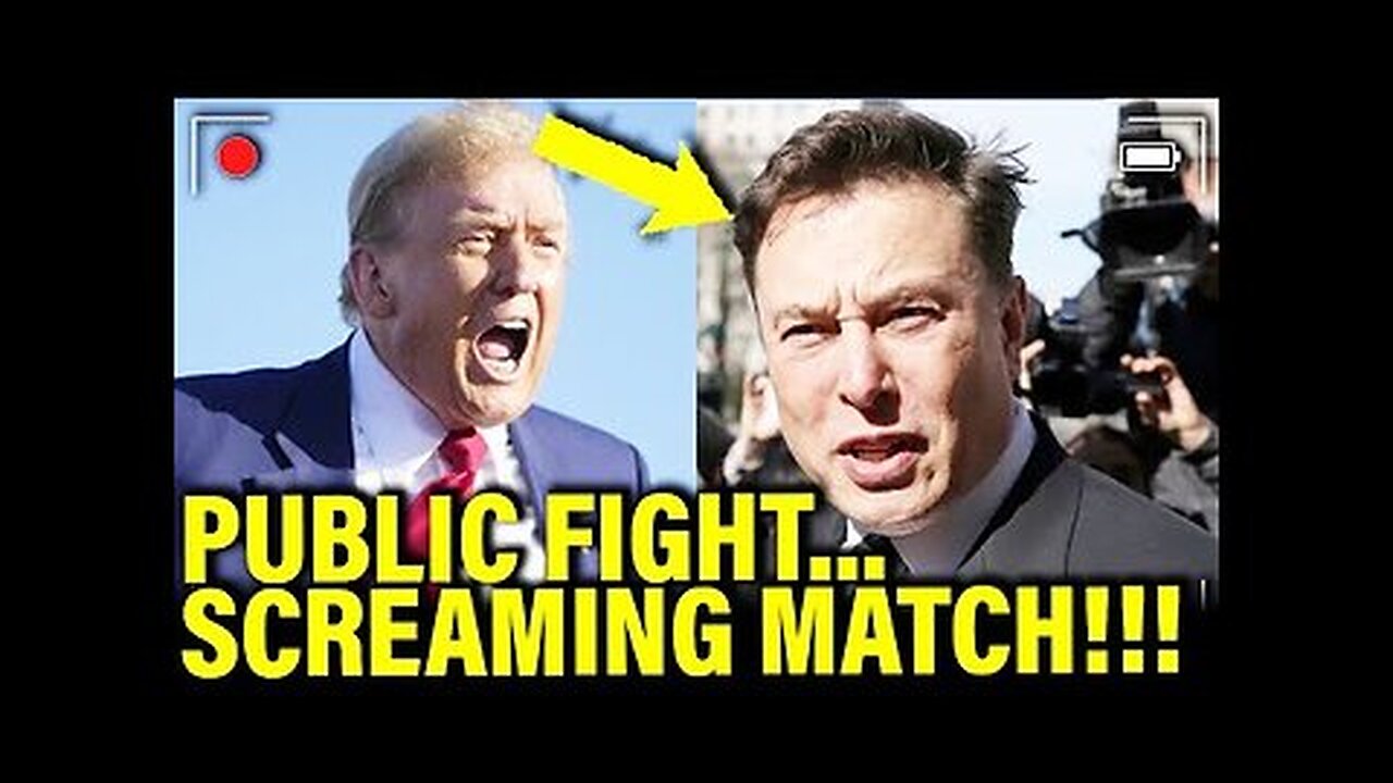 Elon Musk and Trump HAVE SCREAMING FIGHT AT MAR-A-LAGO TONIGHT!