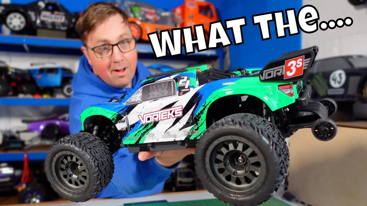 They didn't tell me about this! The NEW 60mph Arrma Vorteks 4x4 3s BLX!