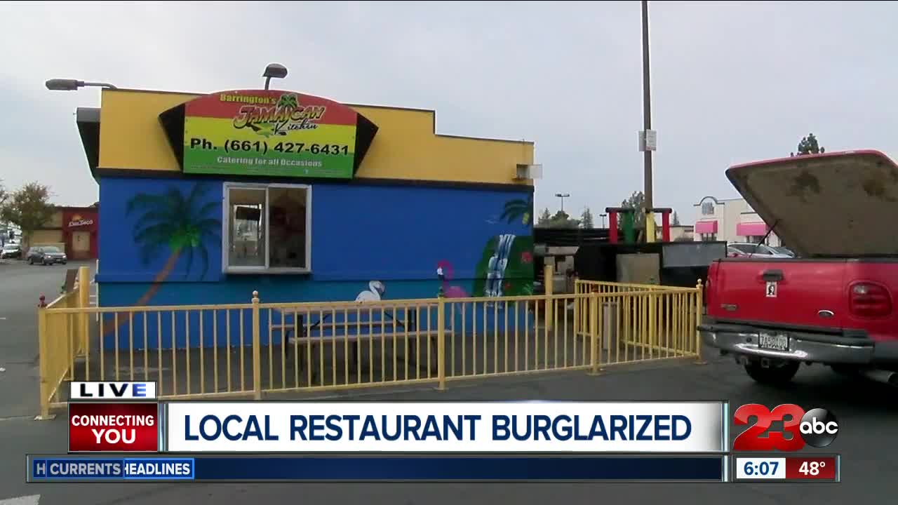 Break-In At Local Restaurant