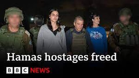 Two American hostages freed by Hamas - BBC News | BBC Breaking News | BBC Live News | LIve News