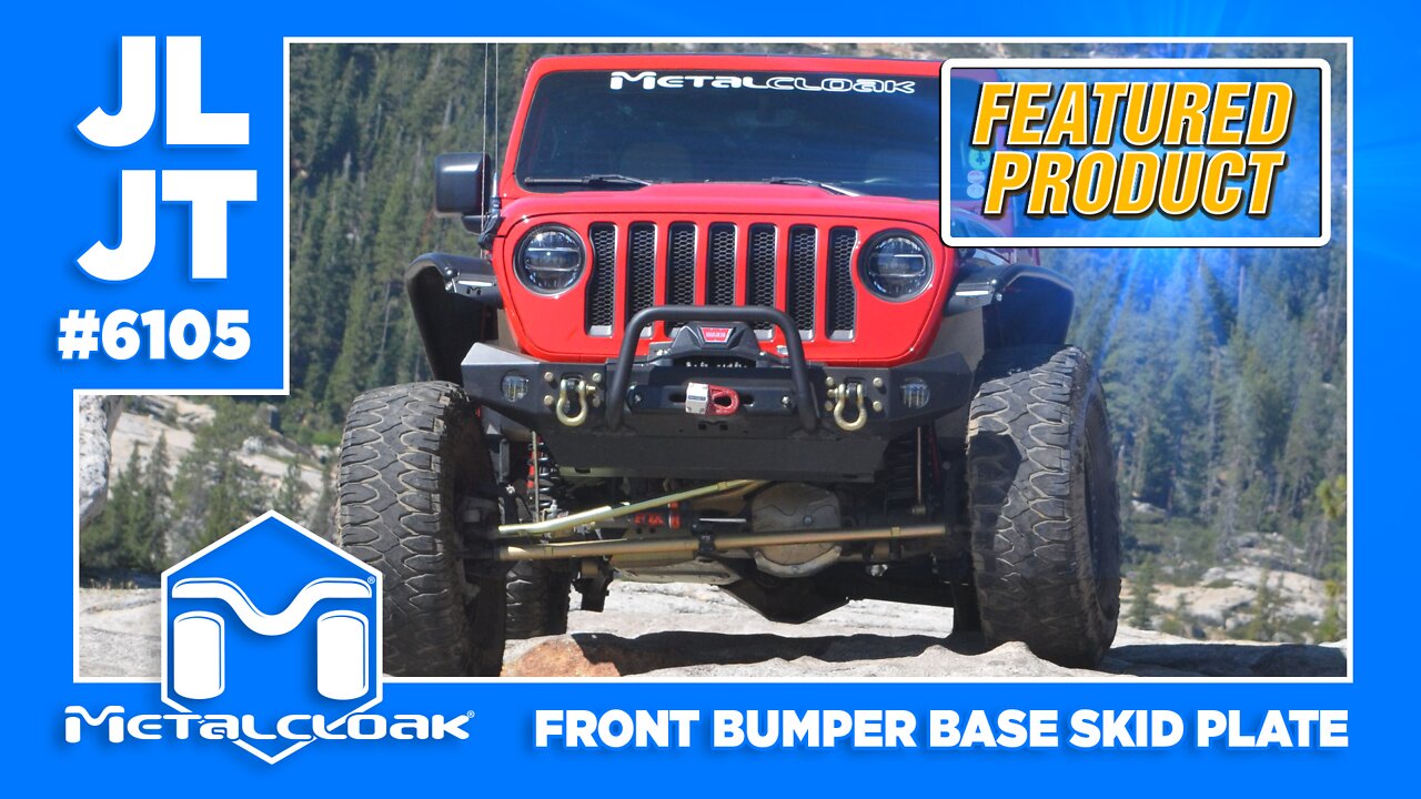 Featured Product: Front Bumper Base Skid Plate for the Jeep JL Wrangler & JT Gladiator