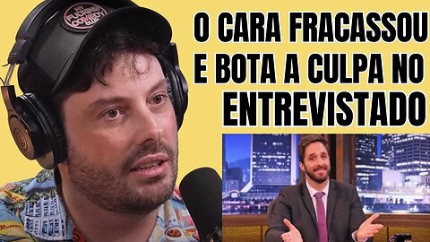 DANILO GENTILI DEU UMA INDERETA EM RAFINHA BASTOS AO VIVO Danilo Gentili no Podpah