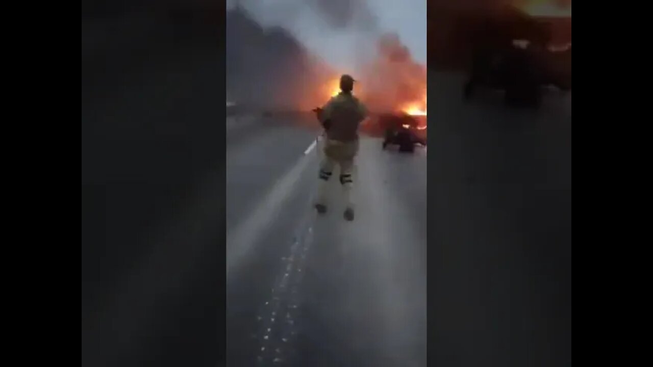 Sumy - Burning Vehicles