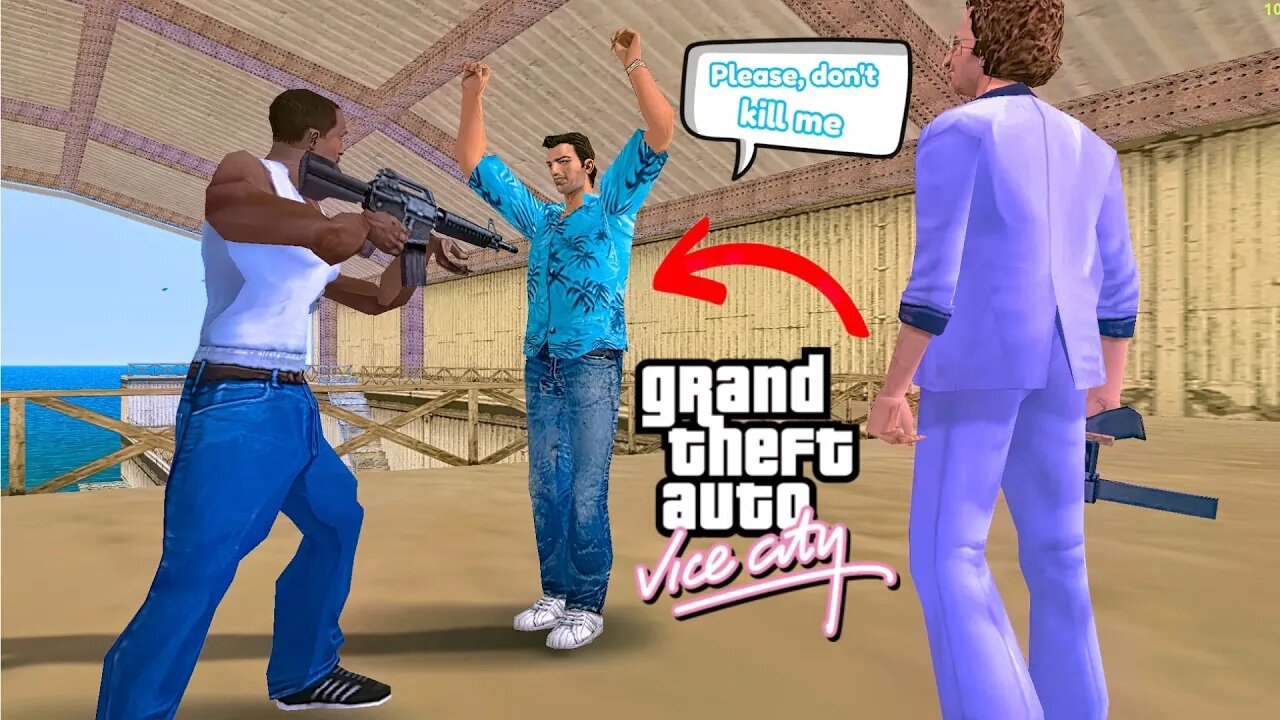 What Happens If Tommy meets CJ? (GTA Secret Mission)