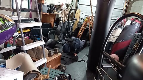 Isometric Knuckle Pushups 5 Second Pushup Plank, 5 Second Mid Pushup Hold 40 LB Weight Vest 1 Min.