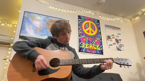 Learning the guitar- Day 18- video 1