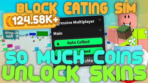 (2023 Pastebin) The *BEST* Block Eating Simulator Script! Auto Collect Blocks and Super Speed!