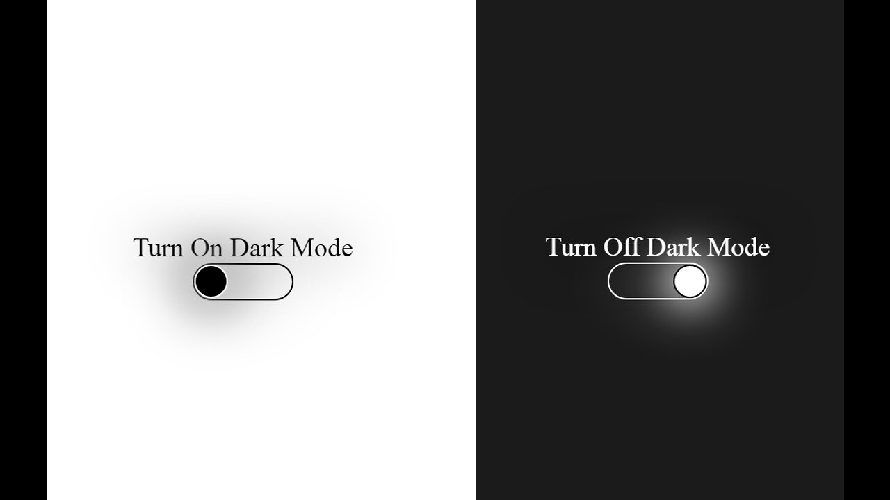 Light/Dark Theme using HTML, CSS and JavaScript for beginner.