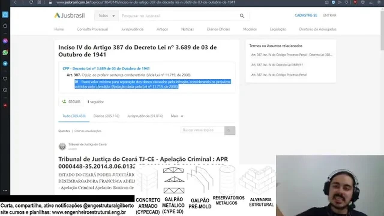 O que acontece ao engenheiro se a obra cair Eng Estrutural