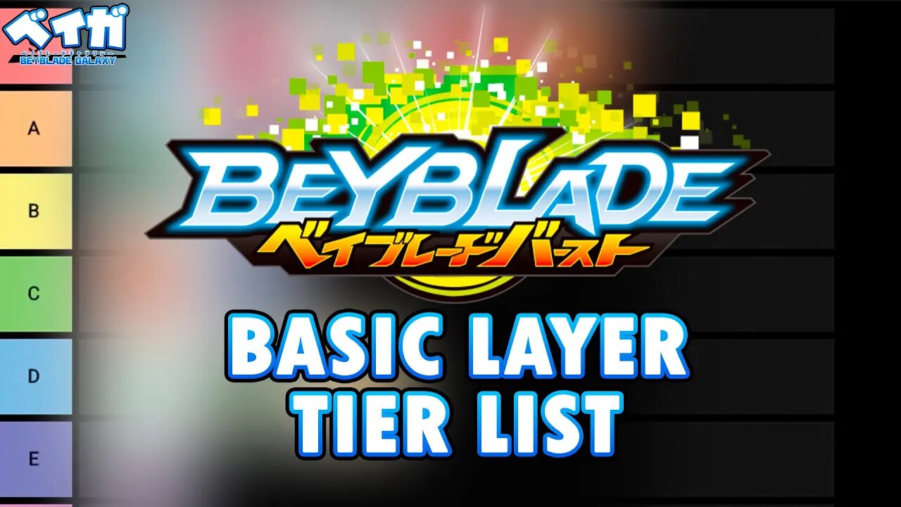 Minha TIER LIST DE BASIC LAYERS de Beyblade Burst