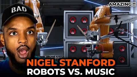 INSANE! 🎵 Nigel Stanford Robots Vs Music REACTION