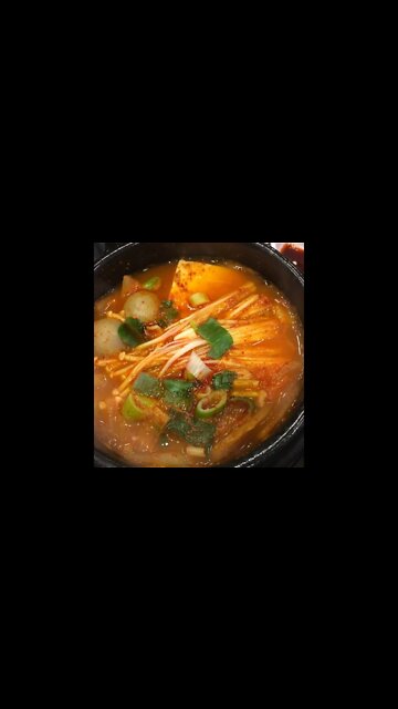 #food #cooking #short Korean style Spicy kim-chi pork stew(Kim-chi jji-ge)