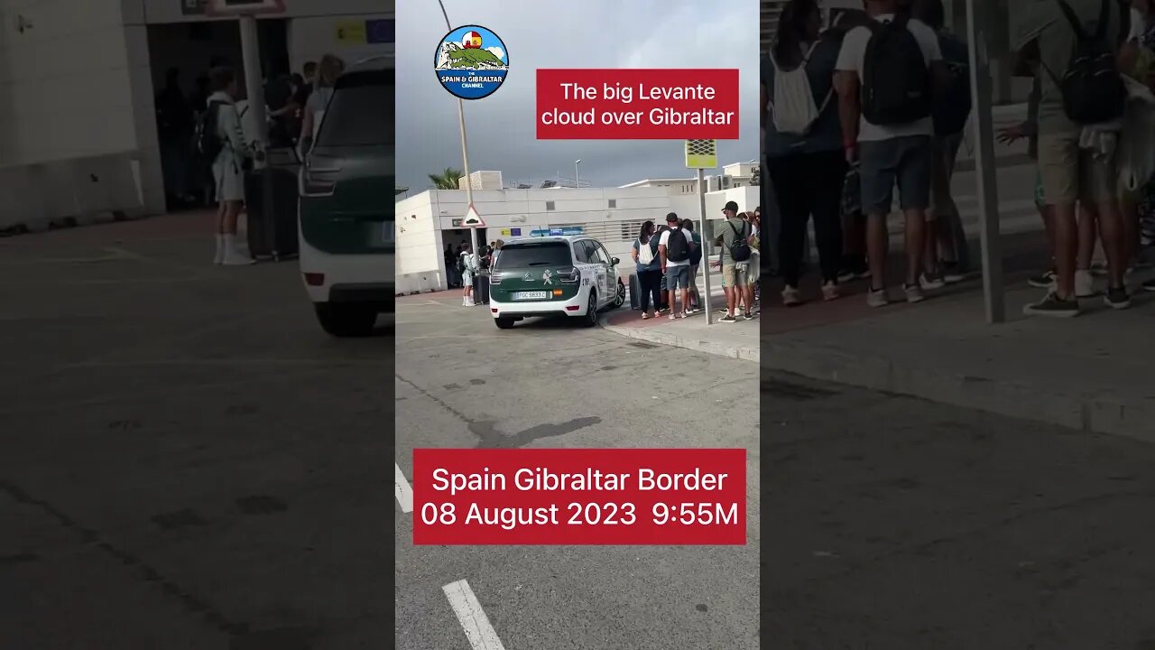 Spain Gibraltar Border Crossing Tuesday Morning