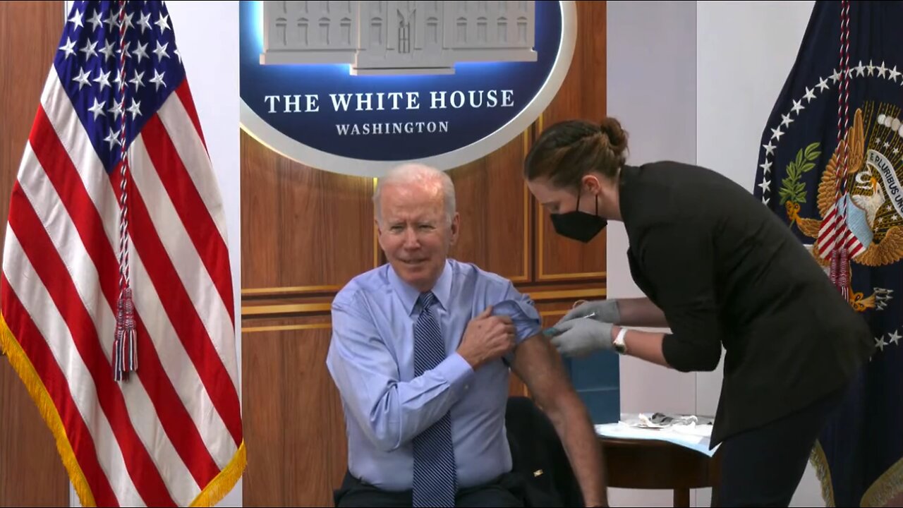 Biden gets his second COVID booster shot