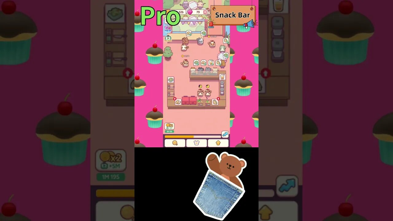 🤣NOOB vs PRO💦 vs HACKER✅ - Snack Bar | @PocketBear470