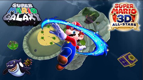 Super Mario Galaxy Walkthrough - PART 19: Deep Dark Galaxy
