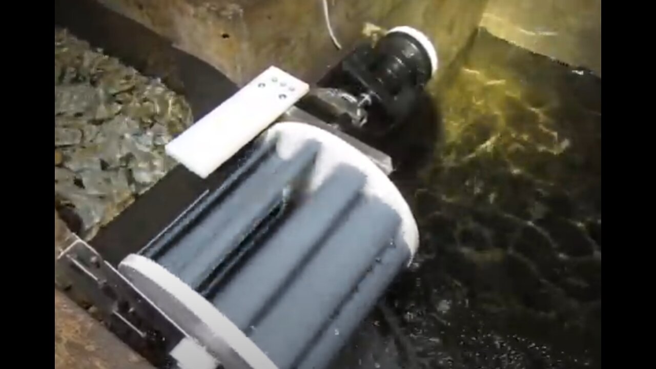 Very cheap river turbine