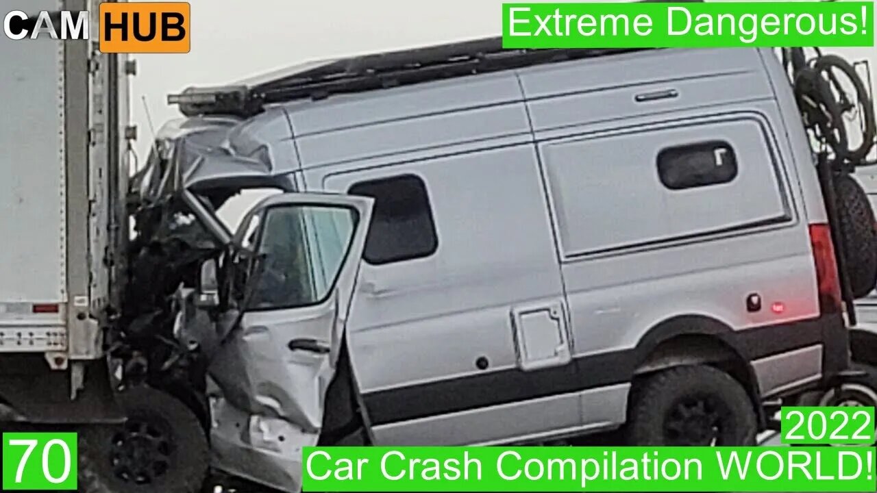 Car Crash Compilation WORLD 70- 2022 Extreme Dangerous!