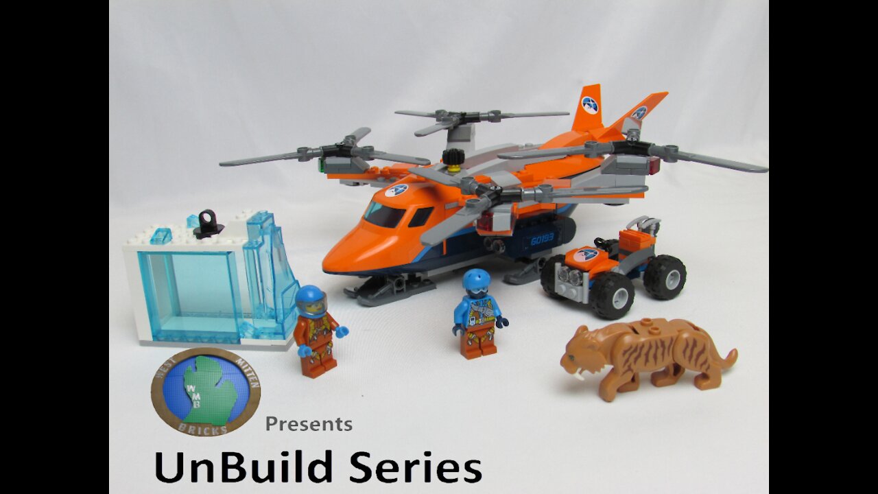 West Mitten Bricks UnBuild Series Lego City Arctic Air Transport 60193