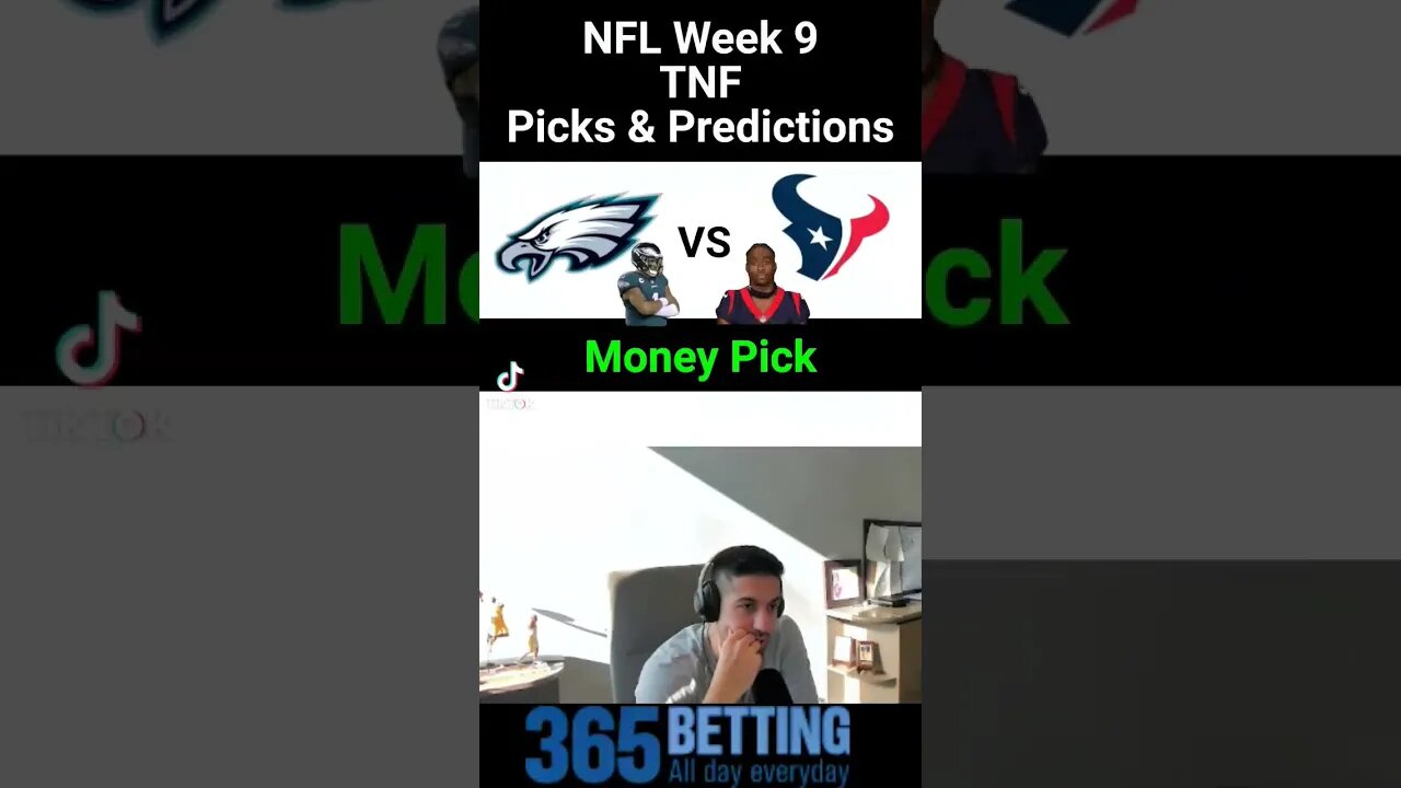 #tnf #week9 #eagles vs #texans #nflpredictions #football #picks #bettingstrategy #bettingpicks #nfl