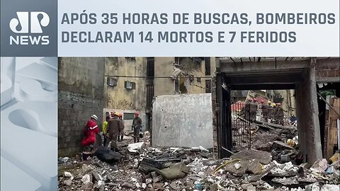 Autoridades encerram buscas por sobrevivente do desabamento de prédio em Recife