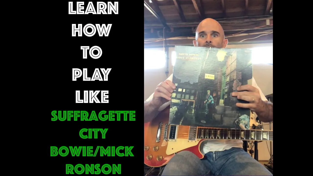 How To Play Suffragette City by David Bowie/Mick Ronson on Guitar - Intermediate Players