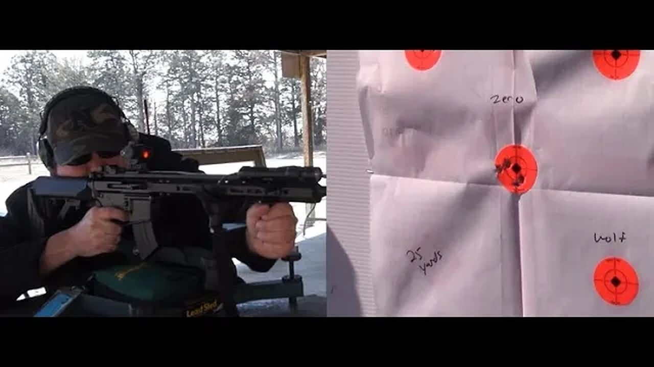 BCA Bear Creek Arsenal dual charging 7.62x39mm 18" rifle range and accuracy test.