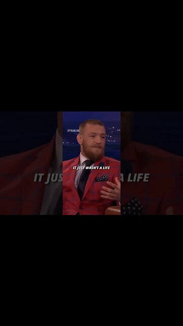 How Being A Plumber Changed Conor McGregor's Life