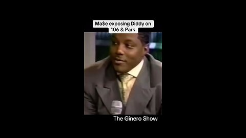 Ma$e exposing Diddy