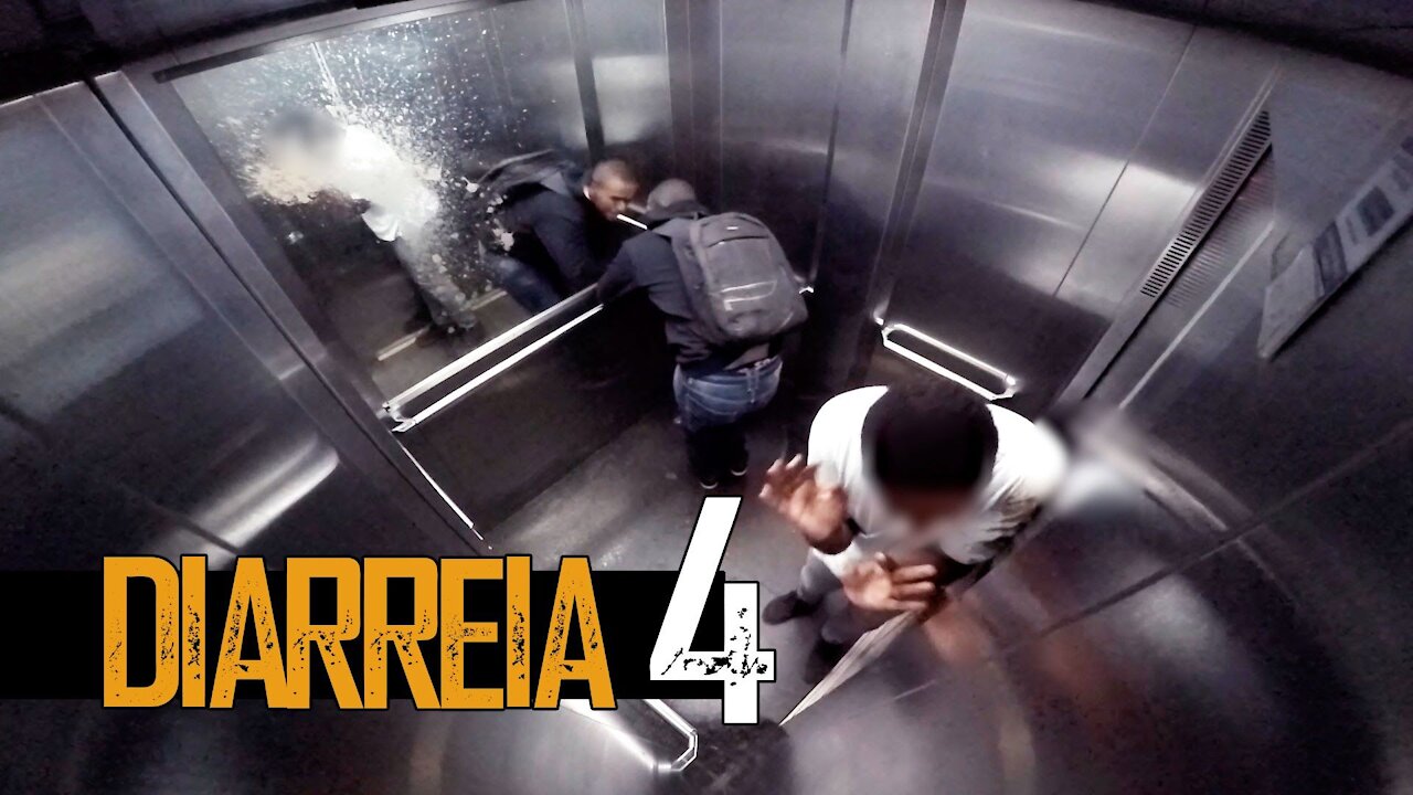 Diarrhea in the elevator Prank