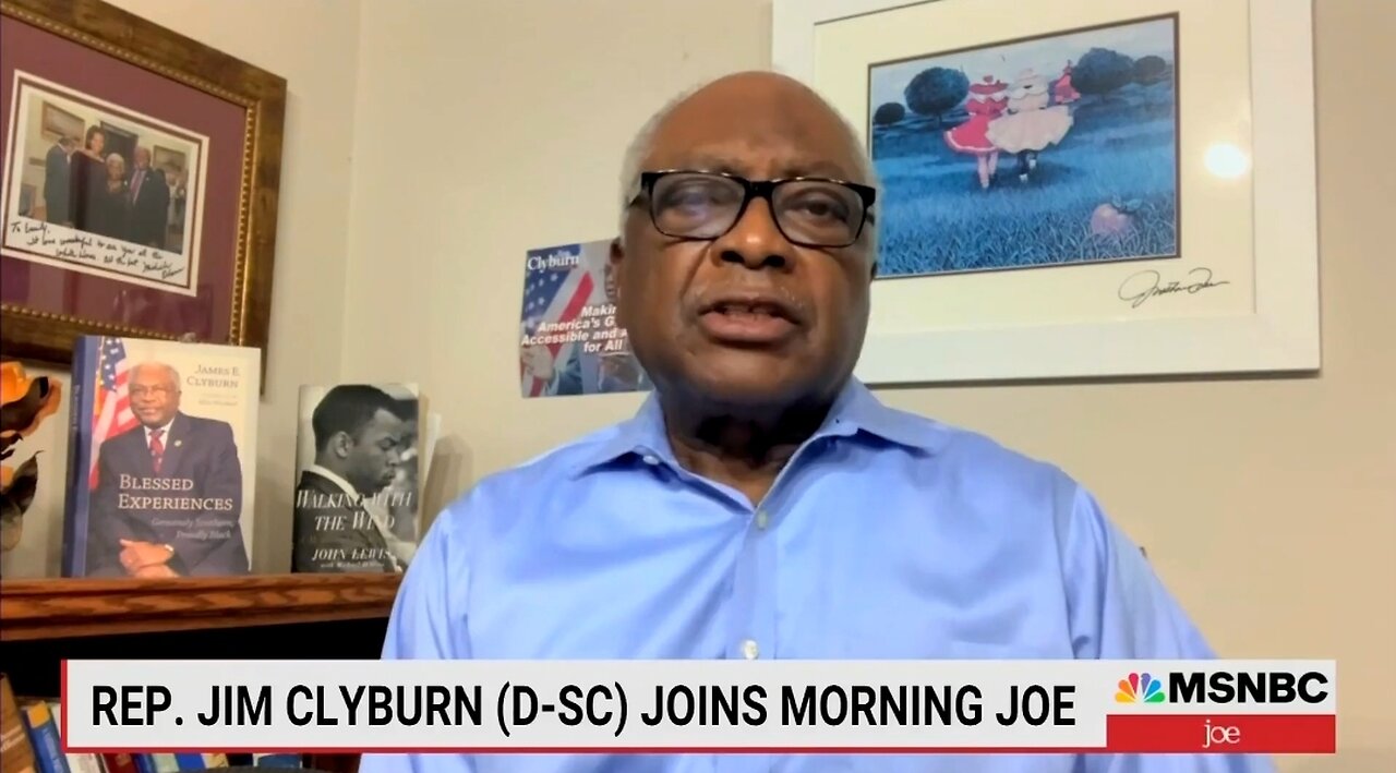 Dem Rep Clyburn Blames MAGA On Biden's Decreasing Support Among Black Americans