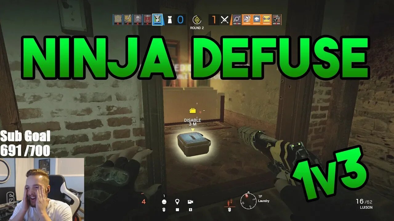 The Sneakiest Ninja - Rainbow Six Siege Gameplay