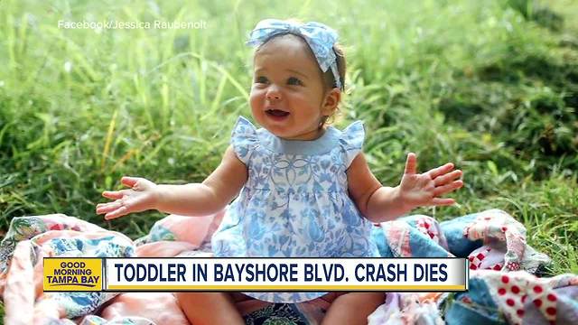 Toddler dies of injuries after Bayshore crash