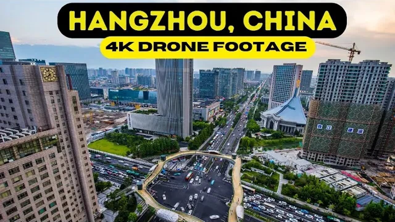 Hangzhou, China, 🇨🇳 4K Drone Footage 1