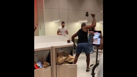 Axe-Wielding Man Goes Wild In NYC McDonald's