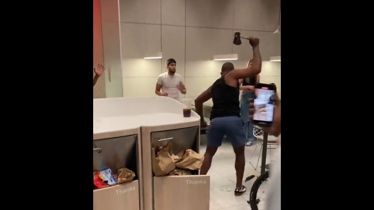 Axe-Wielding Man Goes Wild In NYC McDonald's