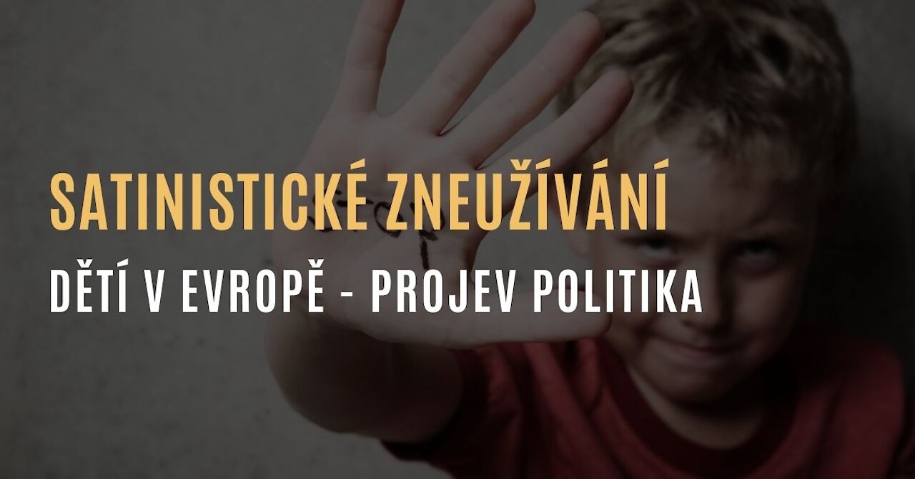 Satanistické rituální zneužívání v Evropě - projev rakouského politika Maximilian Lindera