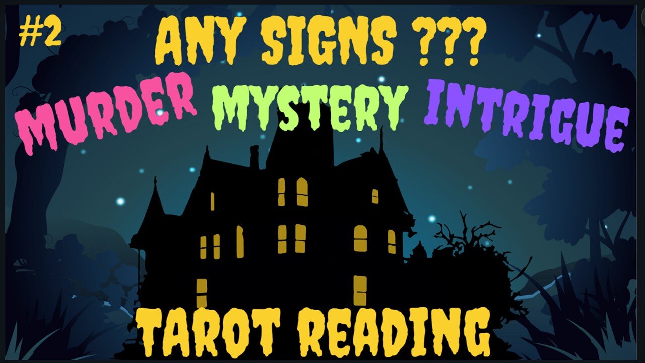 Any Signs ❓❓❓Reading #2 MURDER 😱MYSTERY 🔍INTRIGUE 🤔