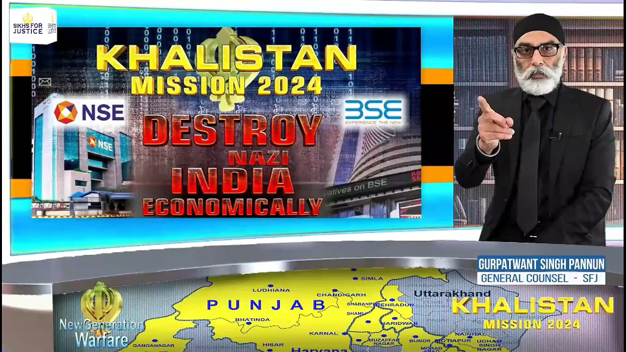 Khalistan Mission 2024 - “Destroy nazi India Economically” Through Bankruptcy Not Bombing