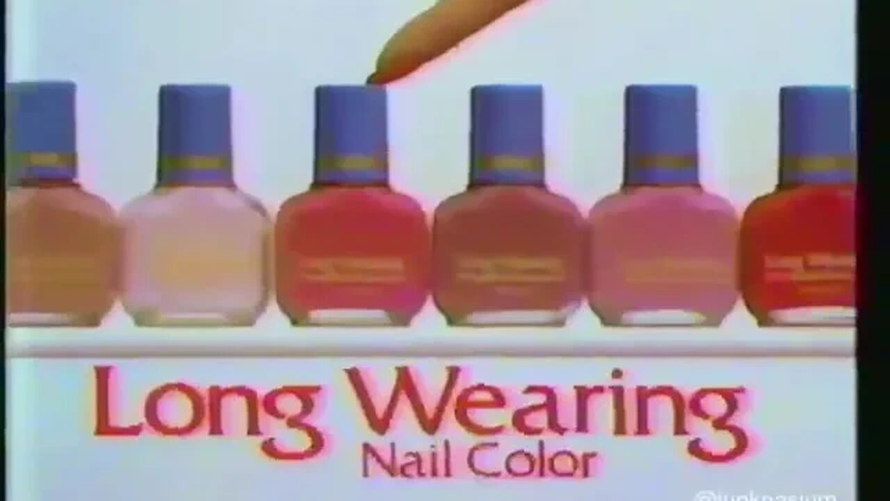 80's "Long Wearing Nail Color" Maybelline Commercial (1986)