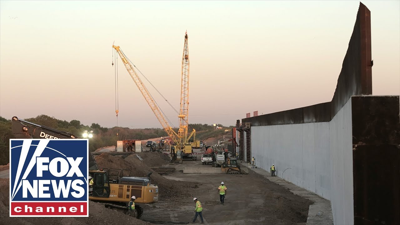 Foxnews Texas begins building makeshift border wall with surprising material