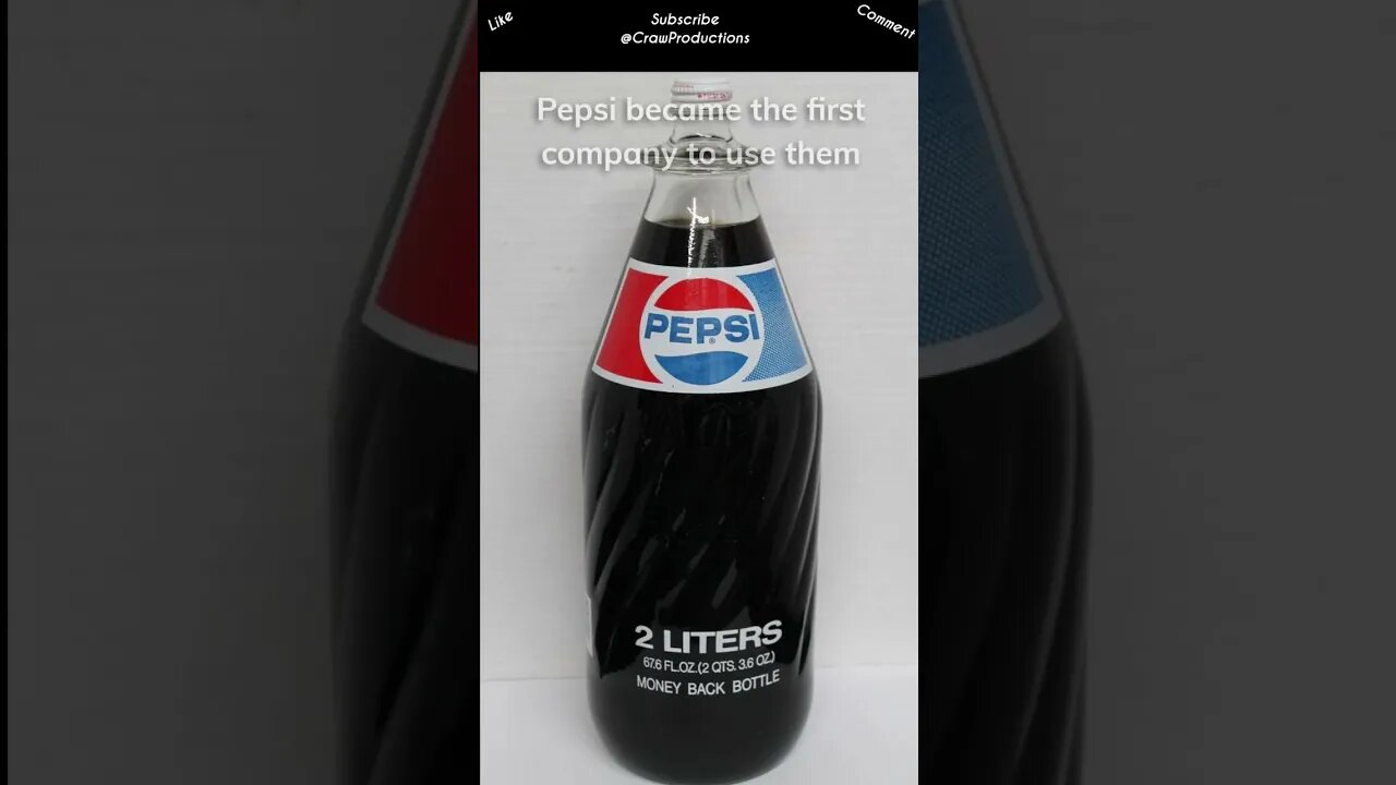 Pepsi was the first company to introduce two liter bottles to the market #pepsi #shorts