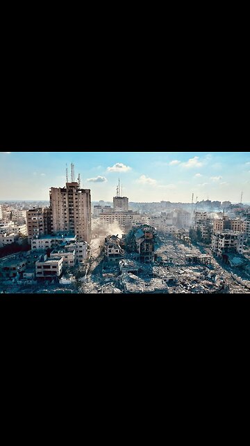 The results of the attack on Gaza.